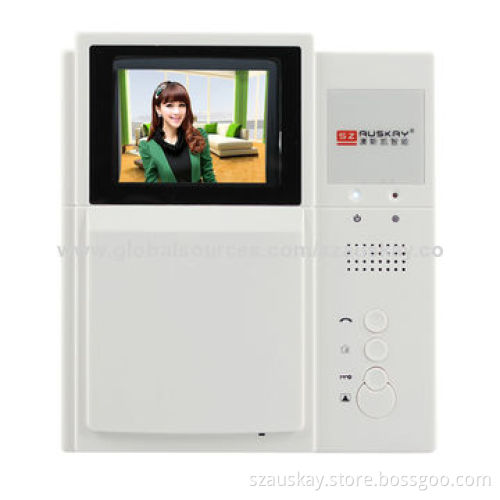 Video Intercom System, IR Night Vision, CCD Camera and Expands ID/IC Access Control FunctionNew